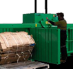 industrial cardboard baler