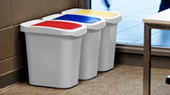 compact recycling bins