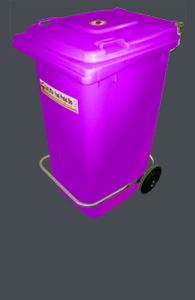 Bins available in a range of sizes & colours... 
